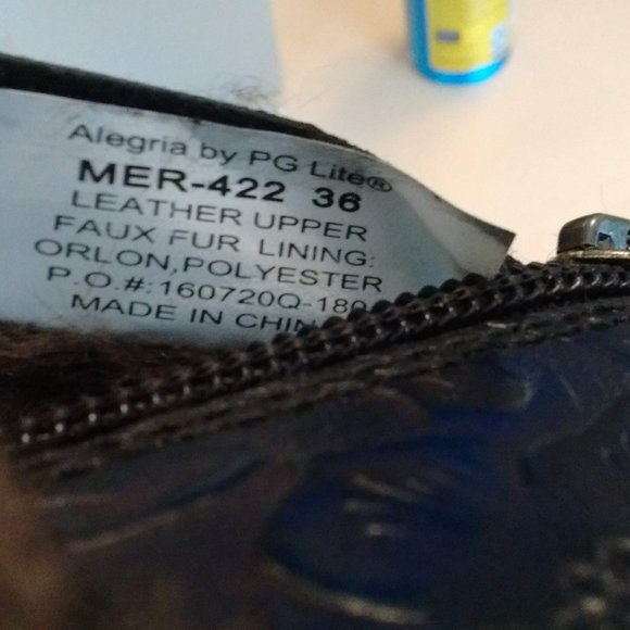 Alegria Erins by PG Lite Ladies Slip & Zip Leather Ankle Boots, Size: 5.5-6 US - Picture 3 of 4